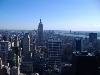 NY PICS (640Wx480H) - THE EMPIRE STATE BUILDING FROM THE TOP OF ROCKEFELLER CENTER 